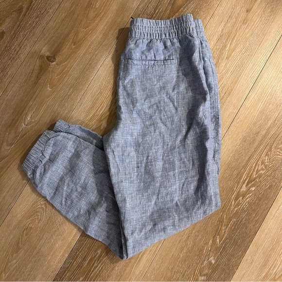 Athleta Retreat Linen High Rise Chambray Jogger - Picture 5 of 9